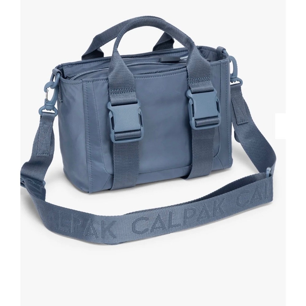 NWT CALPAK Fit Crossbody Gym Bag OS Indigo Blue Travel Athleisure Recycled